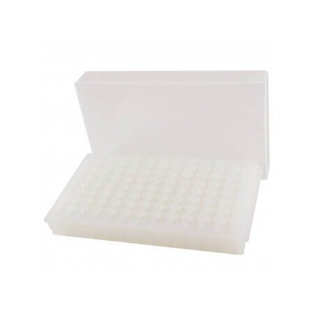 Scientific Specialties Flipper Micro-Tube Racks, 96 Capacity, Natural, 5/PK 145910